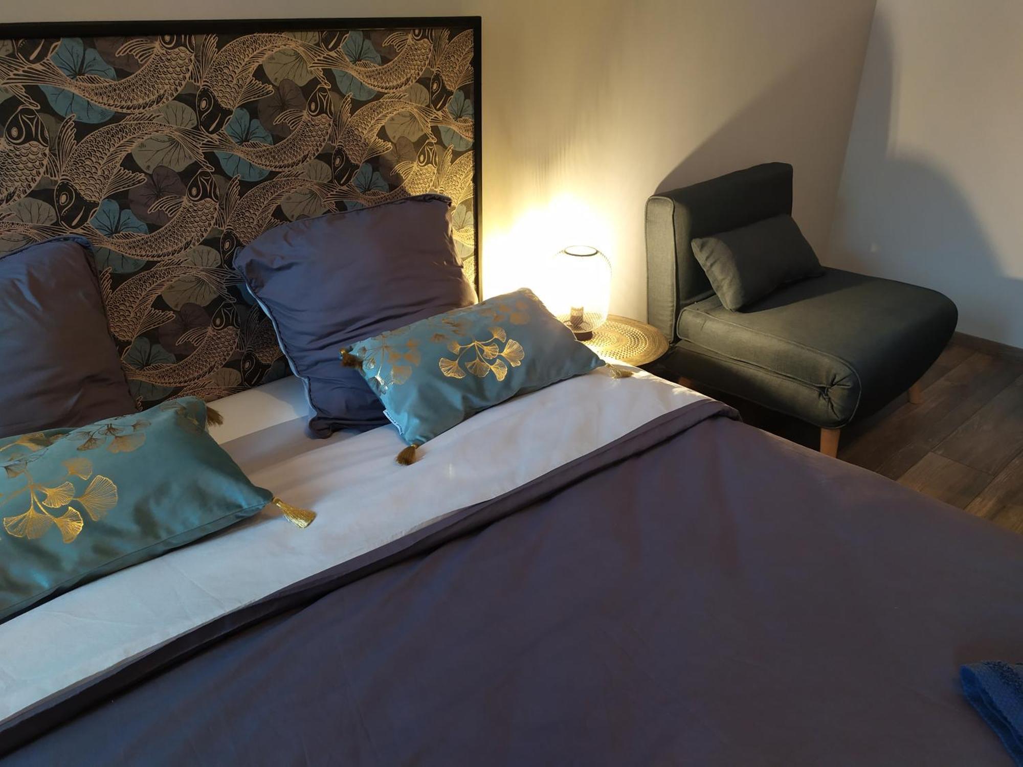 Bed and Breakfast Au Pied de la Béalière Montpezat-sous-Bauzon Habitación foto